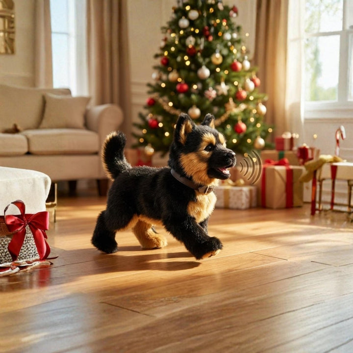Interaktiver Schäferhund Welpe Elektronischer Roboterhund läuft bellt - Image 4