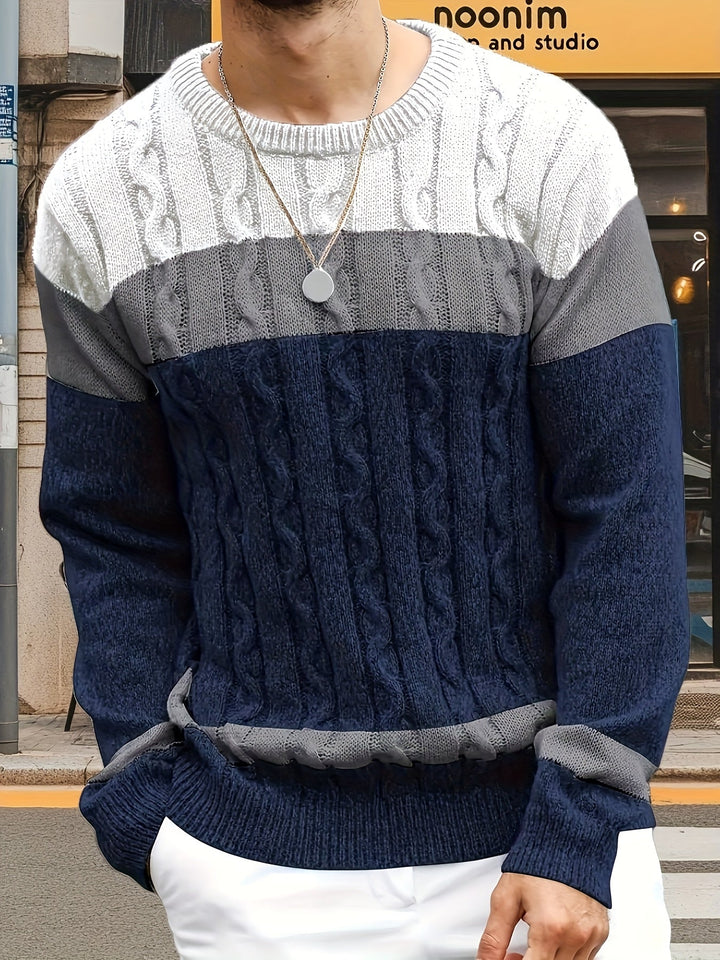 Bradley | Strukturierter Zopfstrickpullover - Image 4