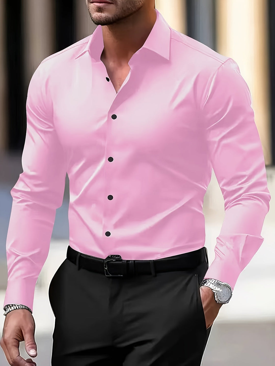 Leon | Raffiniertes Langarm-Businesshemd - Image 15