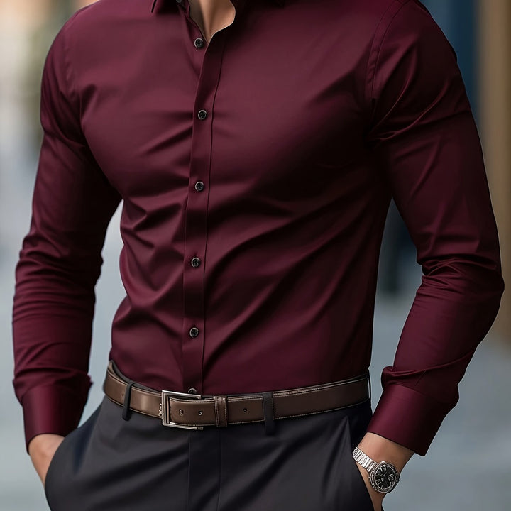 Leon | Raffiniertes Langarm-Businesshemd - Image 18