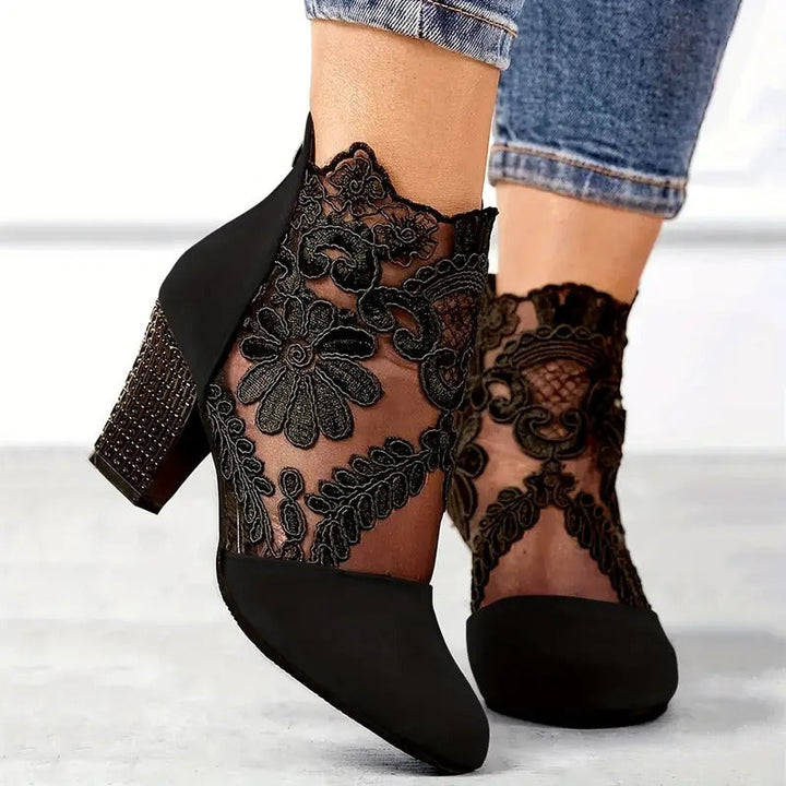 Charlisse - Damen Weiße High Heels