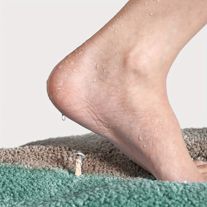 Bath Rug | Soft Bath Mat with Beach Pattern