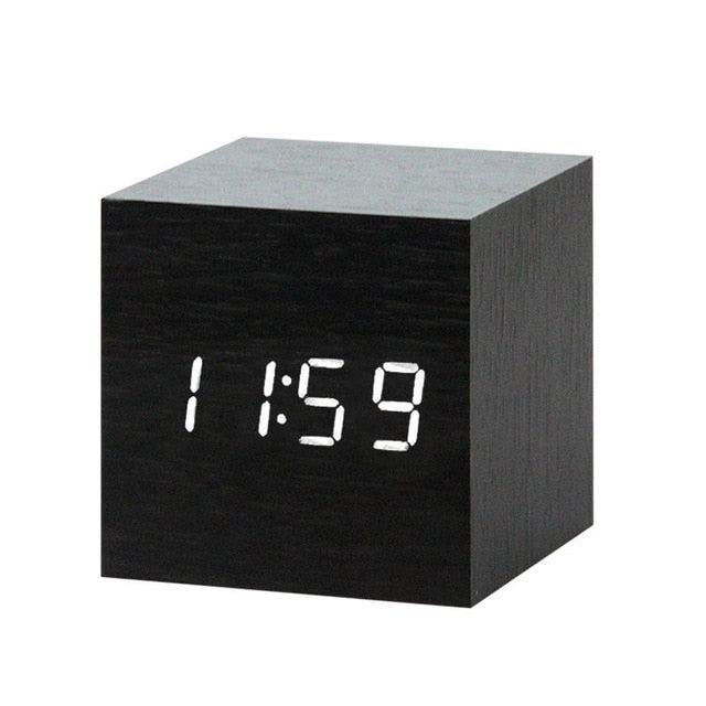 LED table clock | Time & temperature display