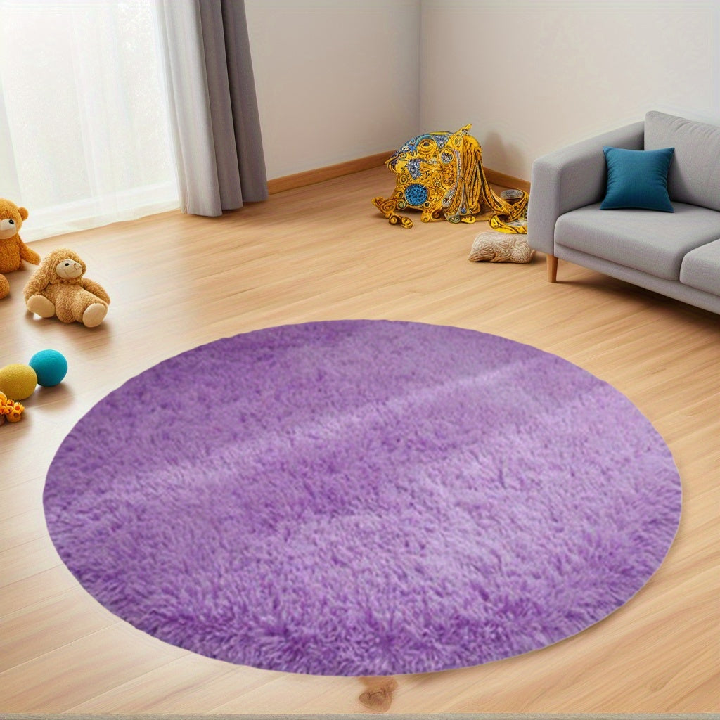 Runder Teppich | Mehrfarbiger