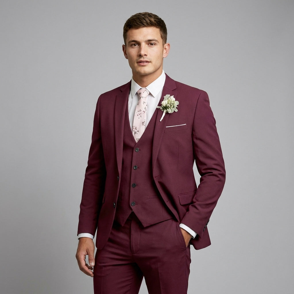 Orivano - Herren Slim Fit Anzug Set