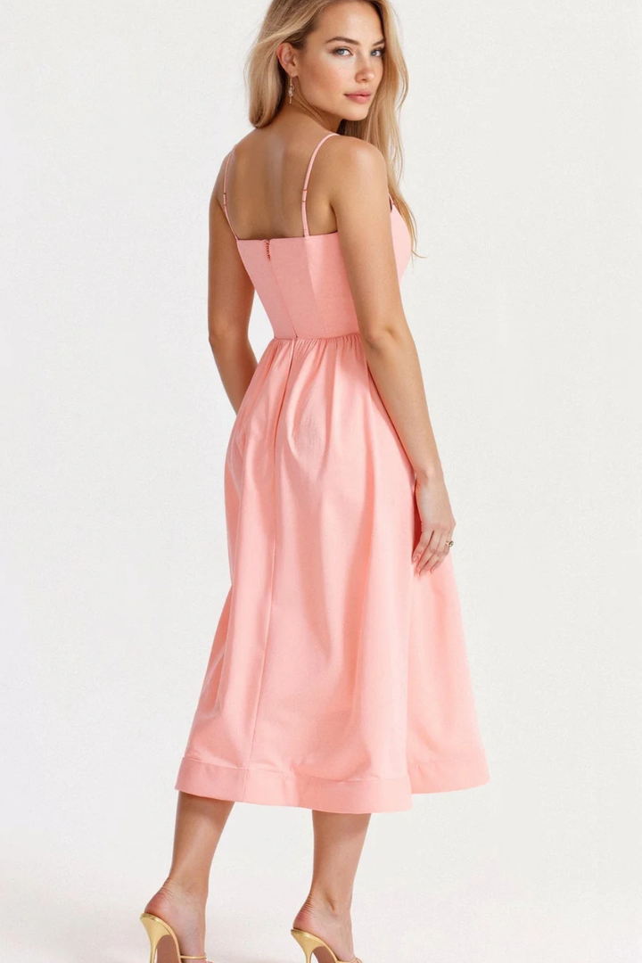 Nara - Elegantes Midi Kleid Damen