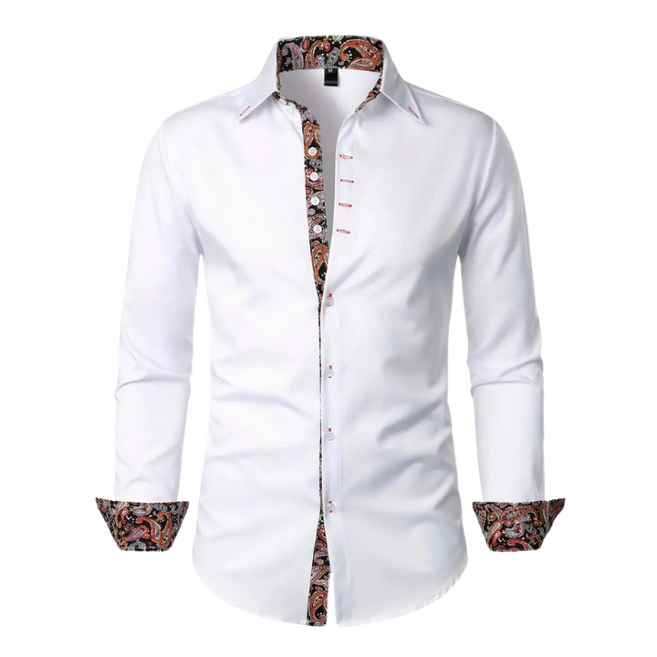 Nivaro - Paisley Herrenhemd