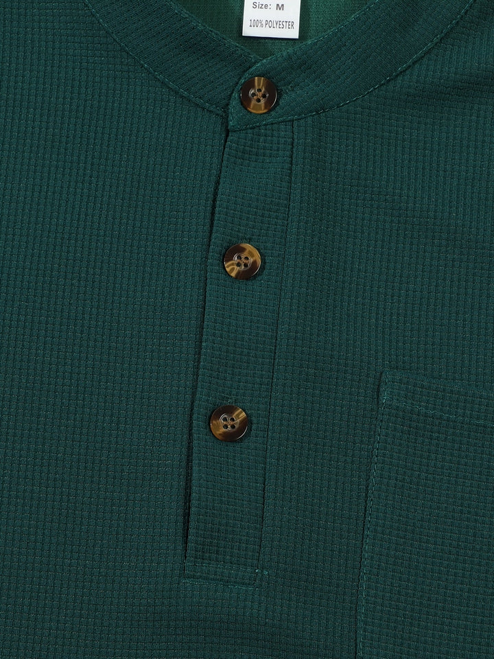 Dawson | Strukturiertes Langarm-Henley-Shirt - Image 38