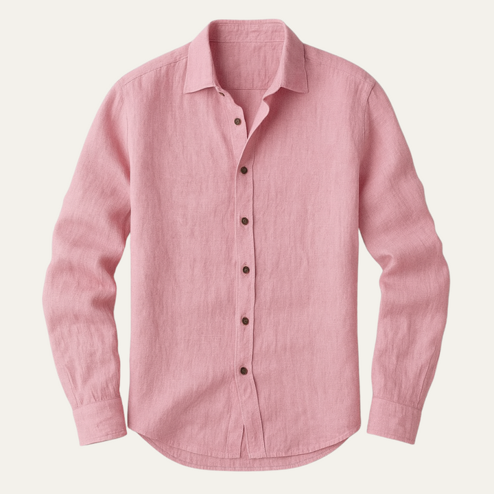 Zureno - Vintage Leinenhemd Herren