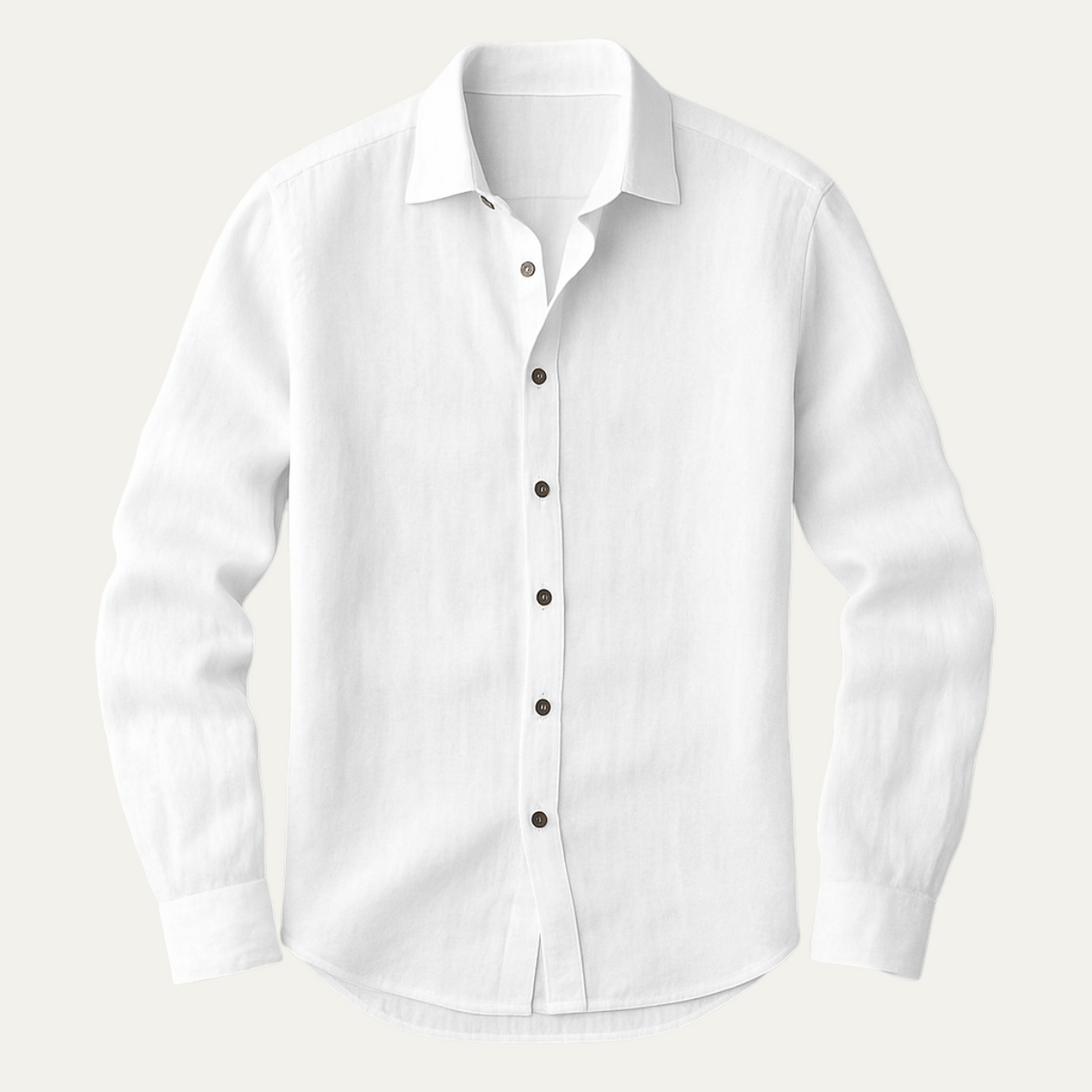 Zureno - Vintage Leinenhemd Herren