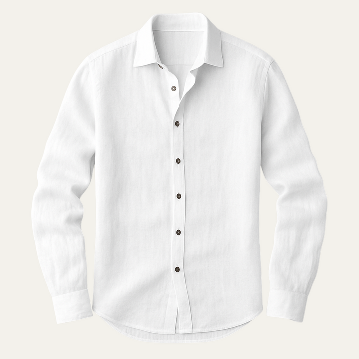 Zureno - Vintage Leinenhemd Herren
