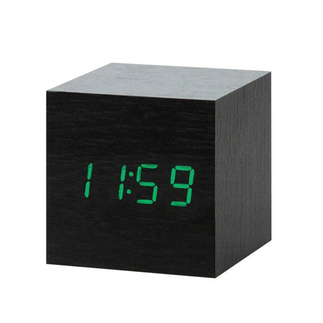 LED table clock | Time & temperature display