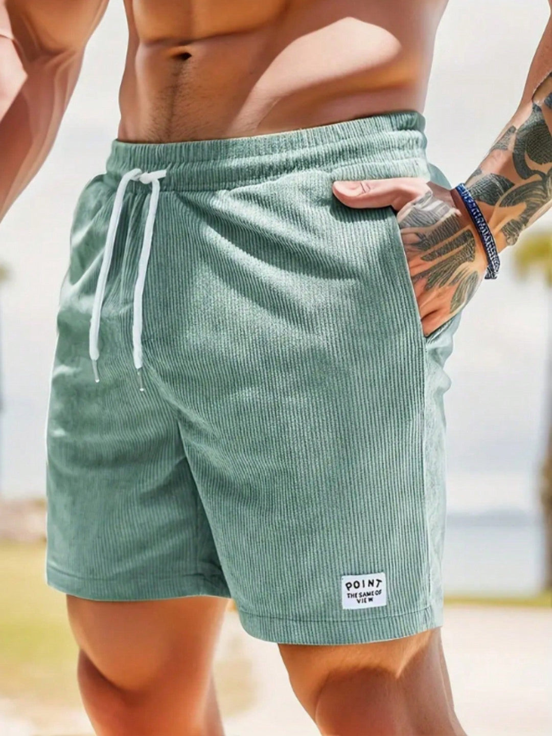 Bettina | Herren Sommer Lässige Shorts Mit Kordelzug - Image 13