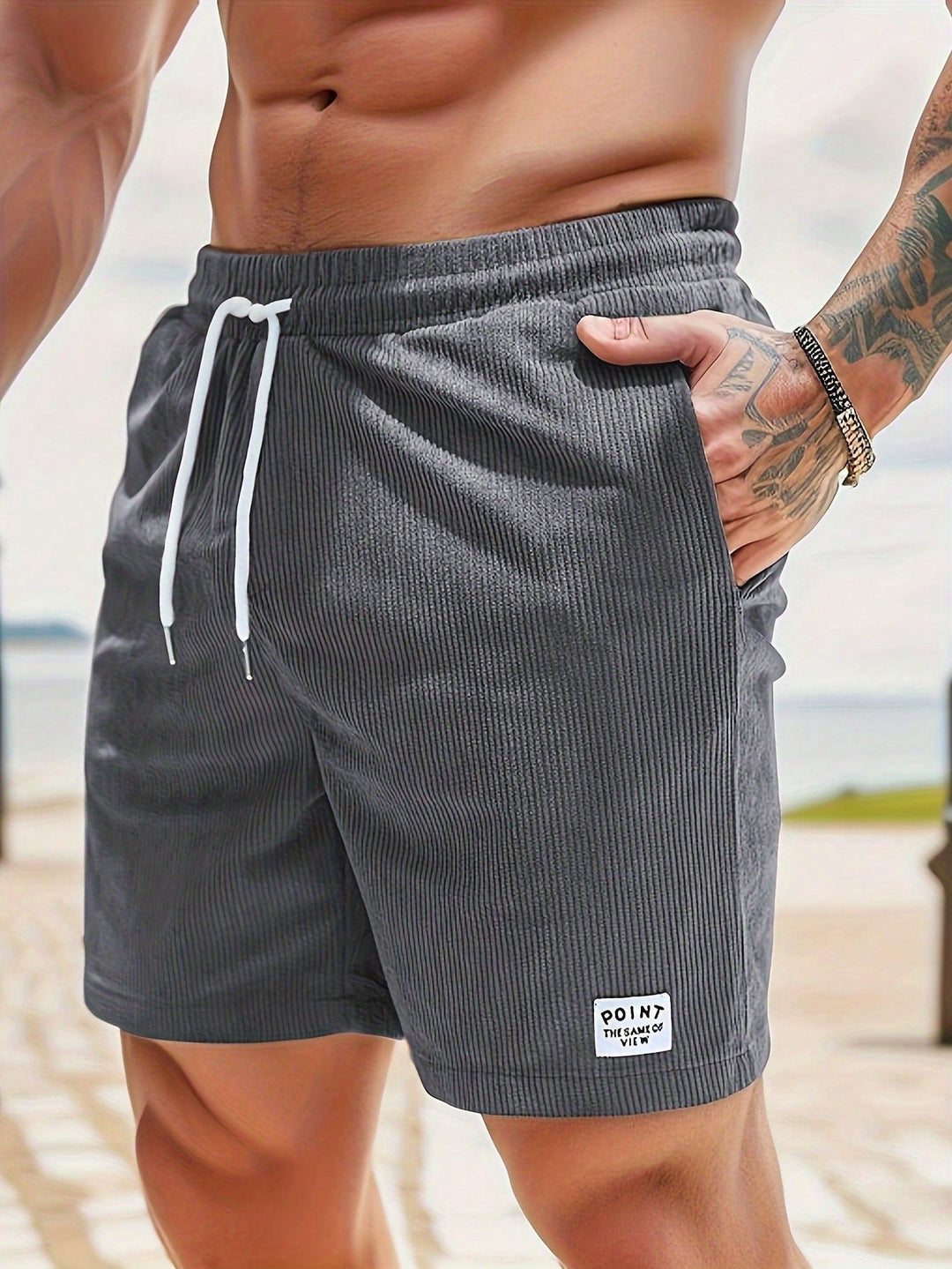 Bettina | Herren Sommer Lässige Shorts Mit Kordelzug - Image 12