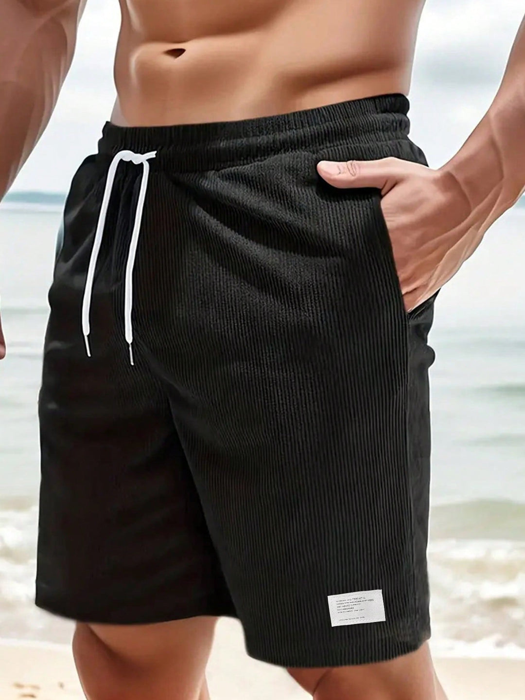 Bettina | Herren Sommer Lässige Shorts Mit Kordelzug - Image 8