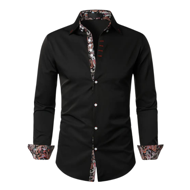 Nivaro - Paisley Herrenhemd