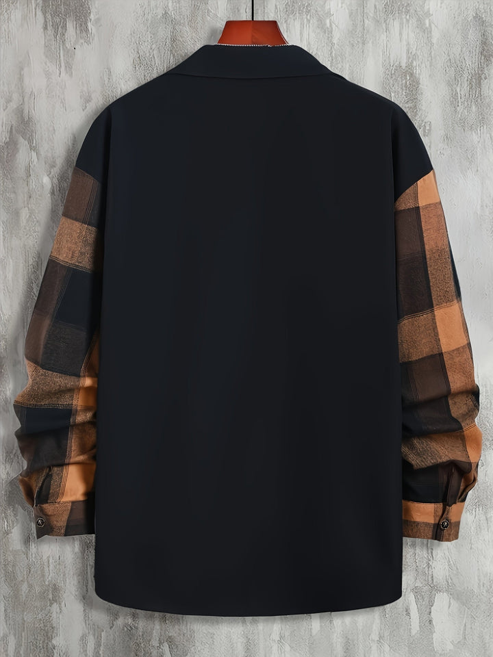 Calvin | Kontrastreiches Patchwork-Hemd - Image 2