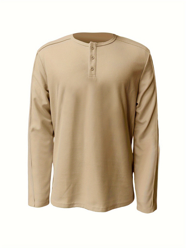 Lincoln | Henley-Shirt mit Struktur - Image 9