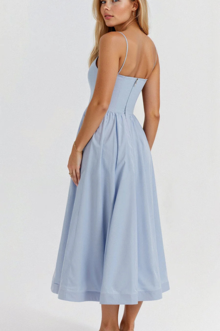 Nara - Elegantes Midi Kleid Damen