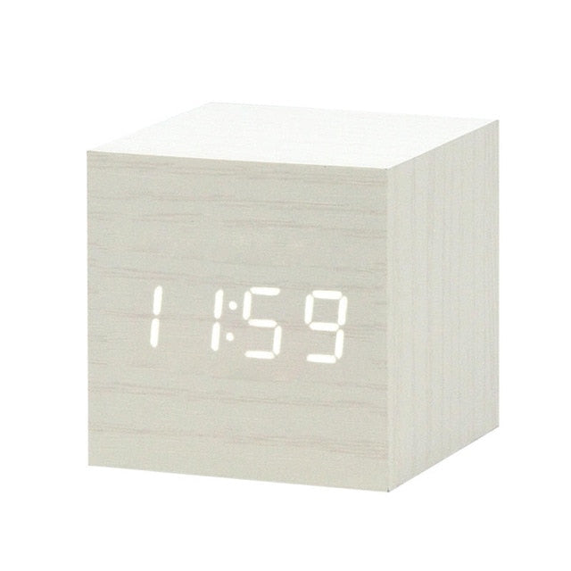 LED table clock | Time & temperature display