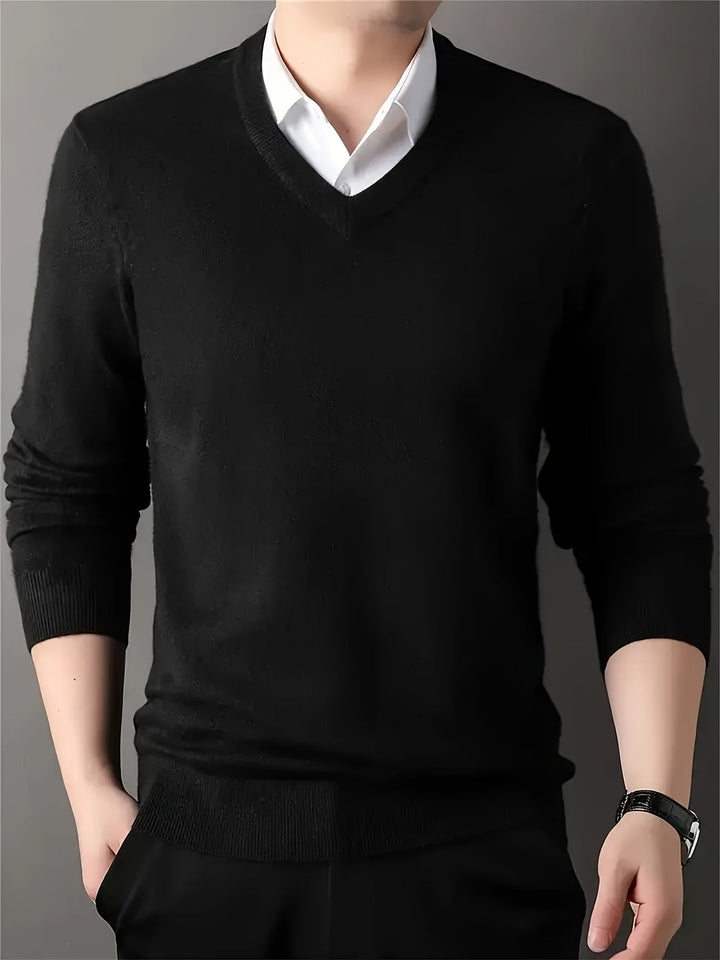 Conrad | Eleganter V-Ausschnitt-Pullover - Image 2