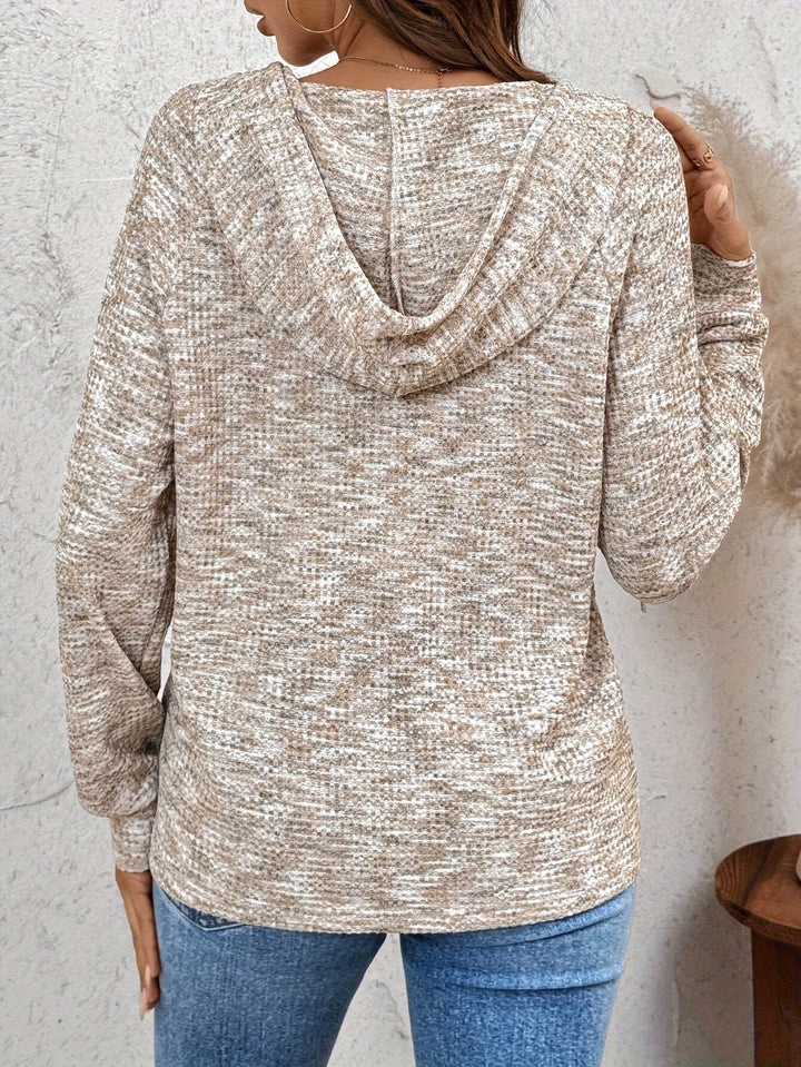 Winona | Kapuzenpullover mit Knopfleiste am Hals - Image 3