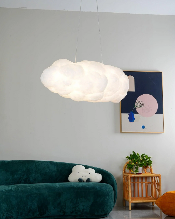 Isabeau – Hanging Lamp Cotton Cloud Shape Elegant Light