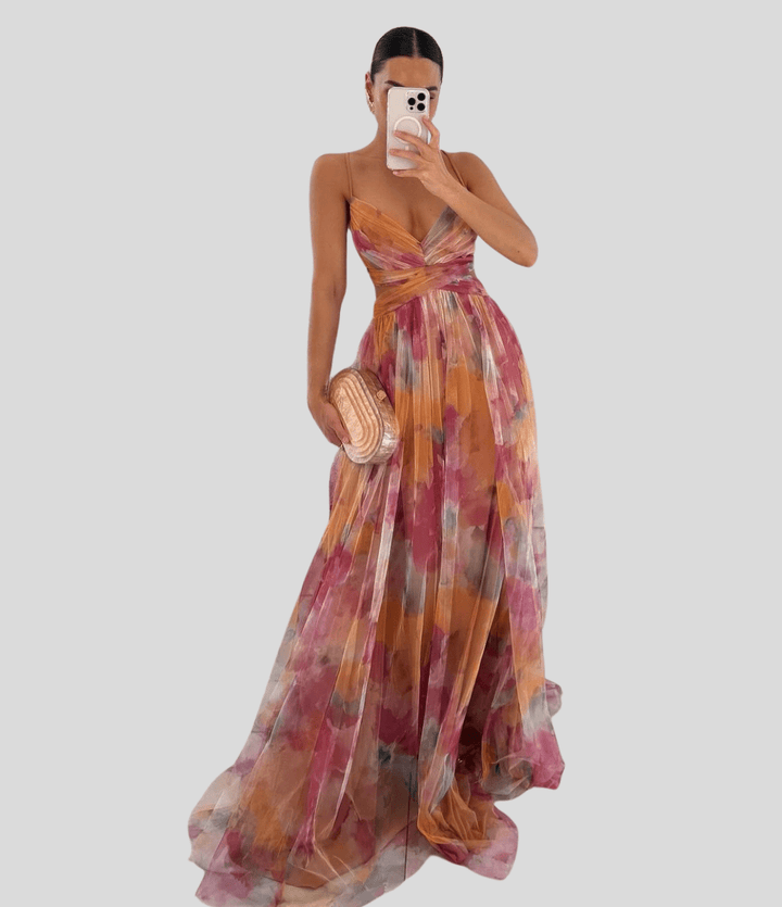 Carovelle - Florales Maxi Kleid