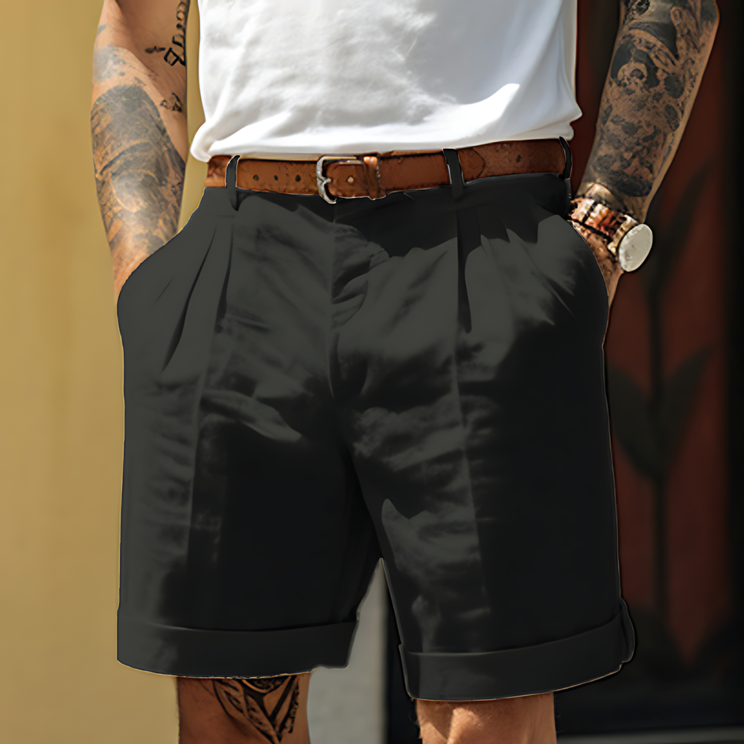 Henvaro - Leinen Shorts Herren