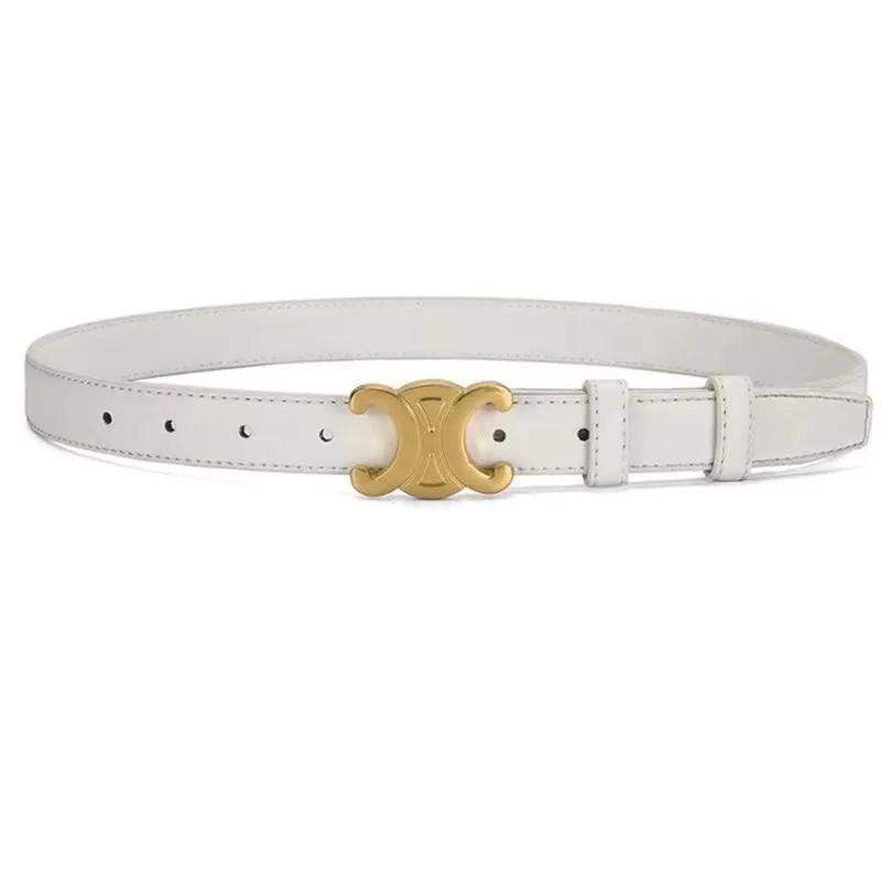 Damen Leder Gürtel Goldschnalle - Image 7