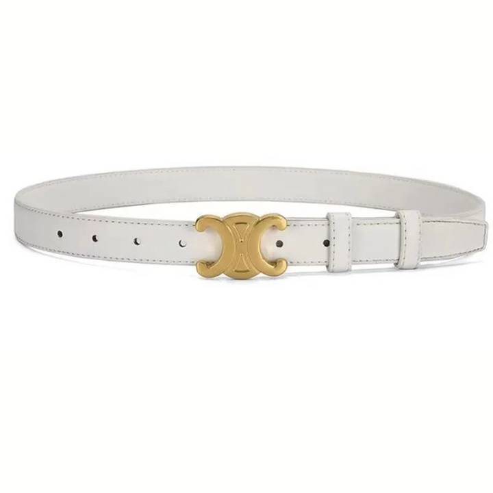 Damen Leder Gürtel Goldschnalle - Image 7