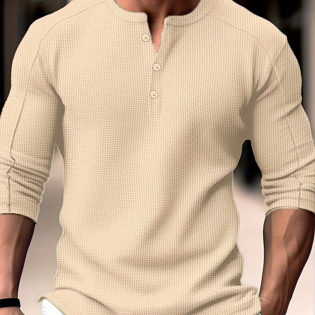 Lincoln | Henley-Shirt mit Struktur - Image 6