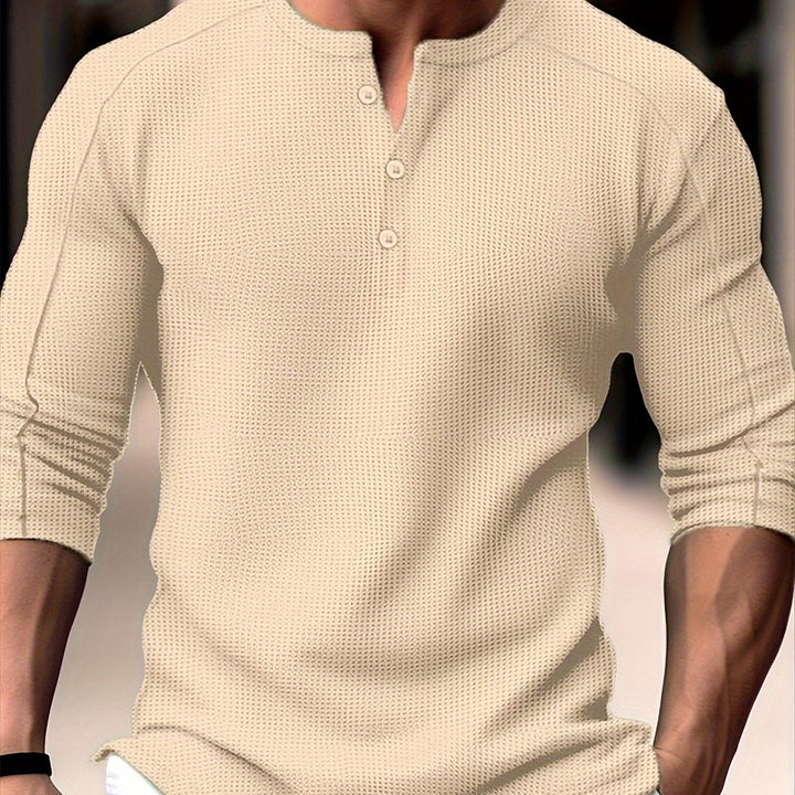 Lincoln | Henley-Shirt mit Struktur - Image 6