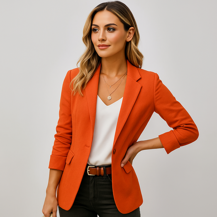 Damen taillierter Blazer figurbetont Business - Image 3