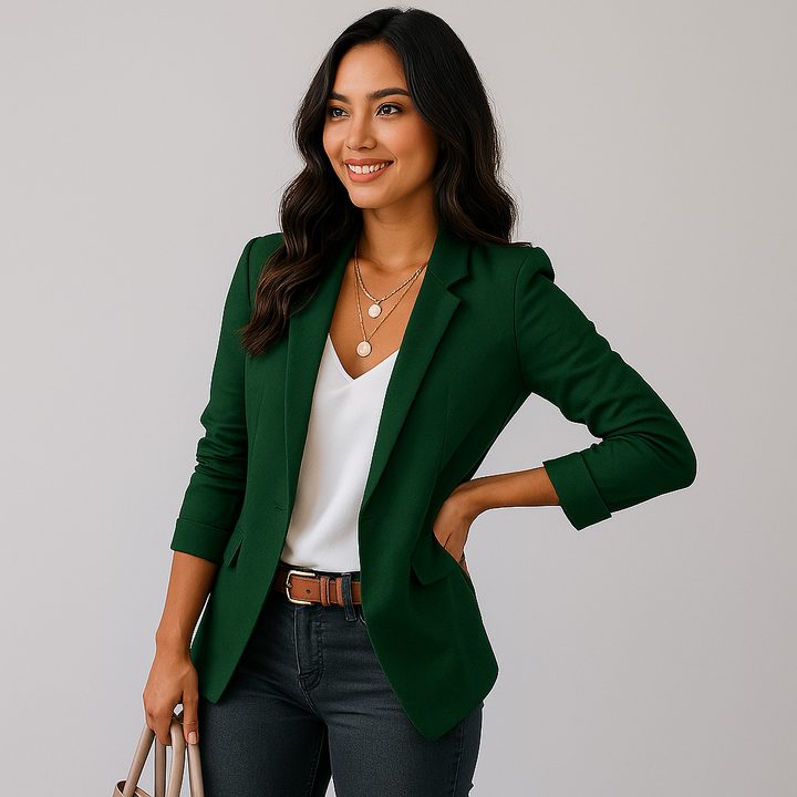 Damen taillierter Blazer figurbetont Business - Image 5