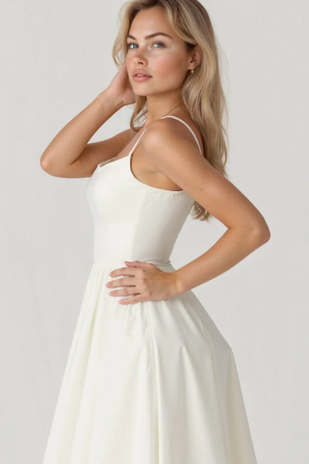 Nara - Elegantes Midi Kleid Damen