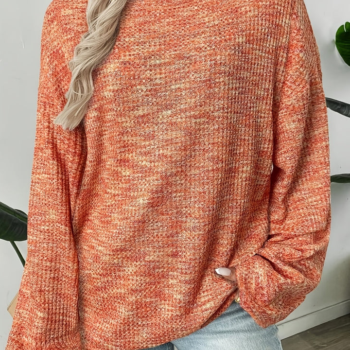 Greta | Entspannter Waffelstrick-Pullover - Image 7