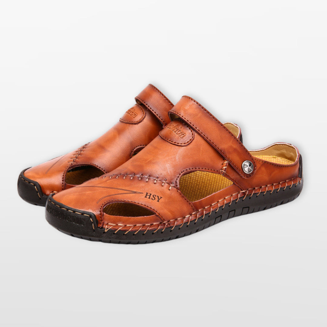 Herren Ledersandalen Geschlossen Atmungsaktiv - Image 6