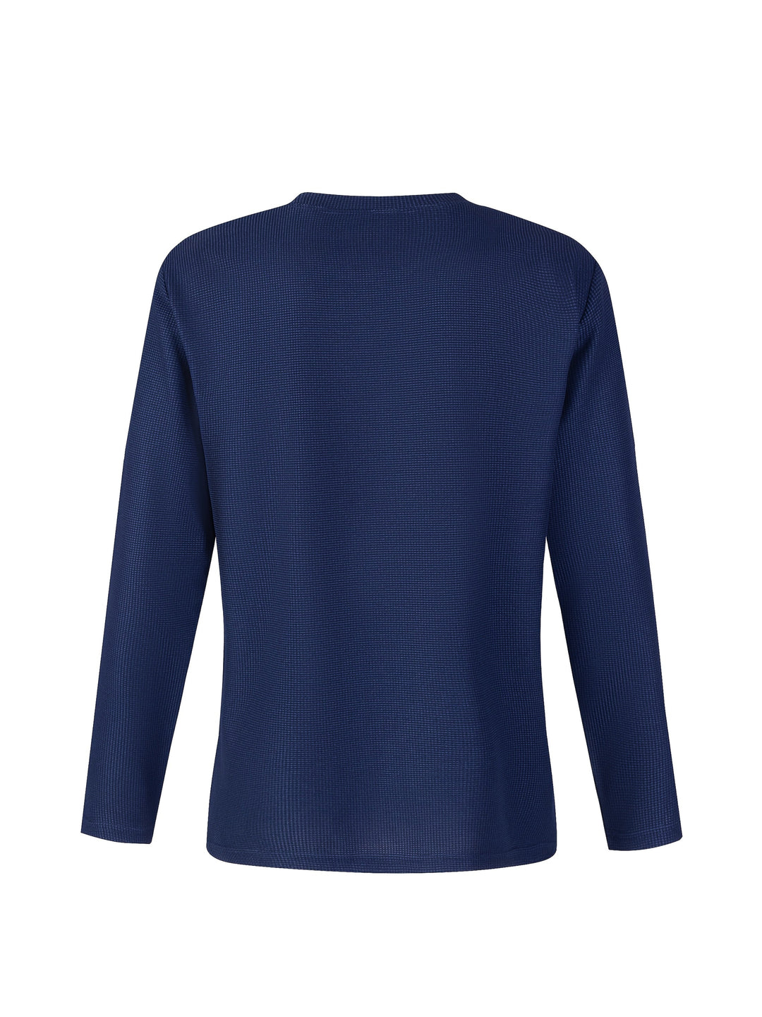 Frederick | Langarmshirt aus strukturiertem Waffelstrick - Image 4