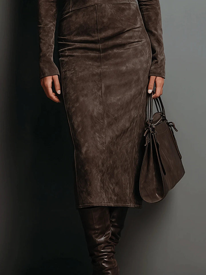 Naya™ | Elegantes, tailliertes Midikleid - Image 3