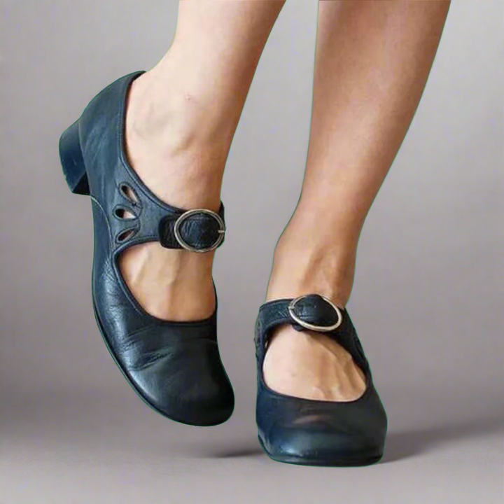 Elaris - Damen Retro Komfort Sandalen Mit Niedrigem Absatz