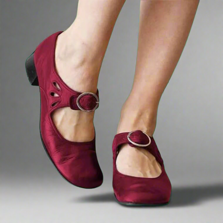 Elaris - Damen Retro Komfort Sandalen Mit Niedrigem Absatz