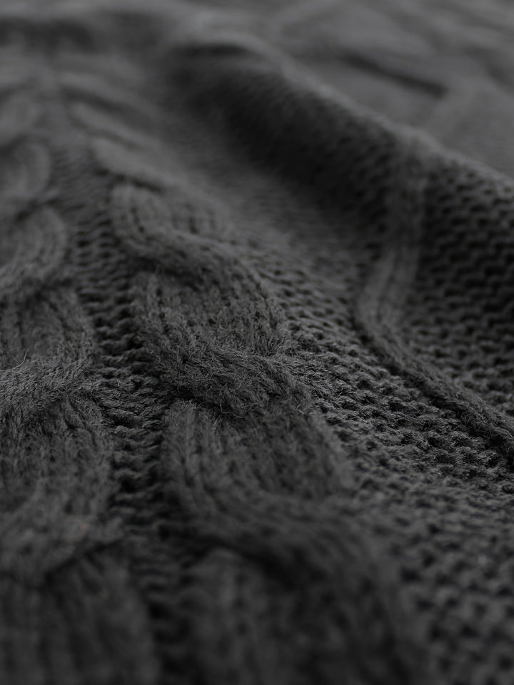 Colleen | Ärmelloser Zopfmuster-Pullover mit V-Ausschnitt - Image 22