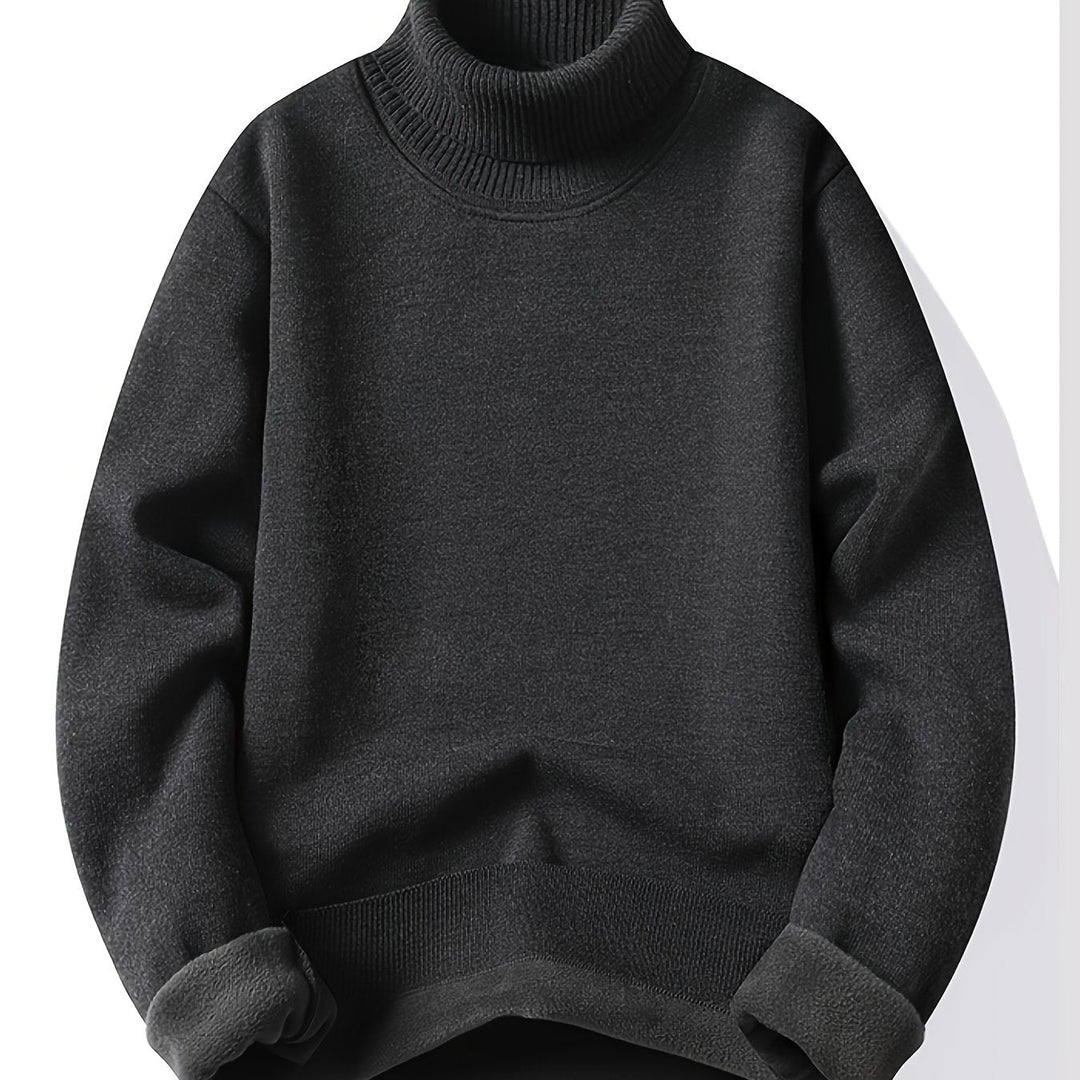 Tristan | Kuscheliger Pullover mit hohem Kragen