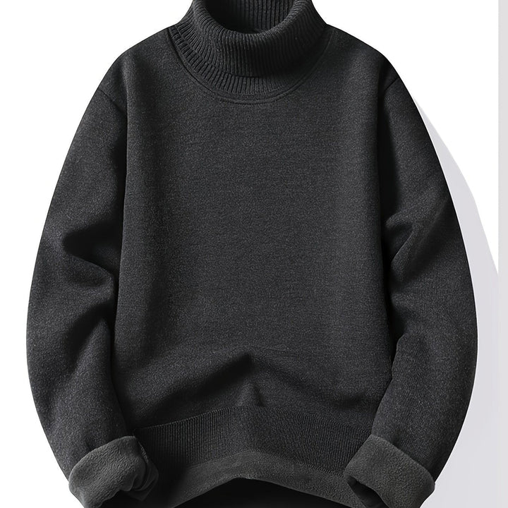 Tristan | Kuscheliger Pullover mit hohem Kragen
