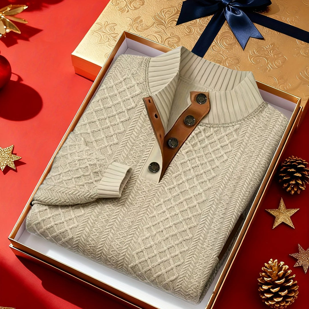 Rowland | Pullover mit Struktur und Stehkragen - Image 12