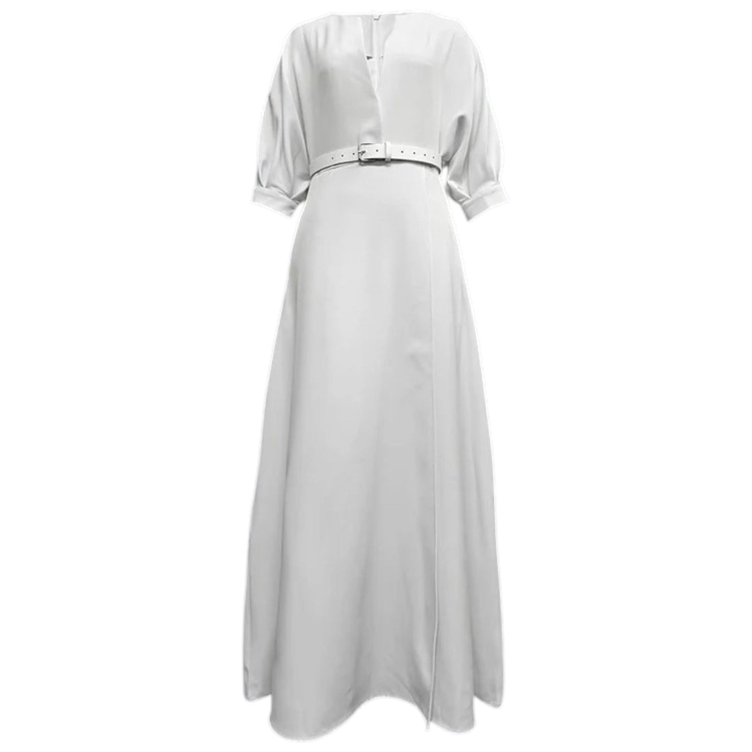Damen Maxikleid A-Linie Kurzarm - Image 4