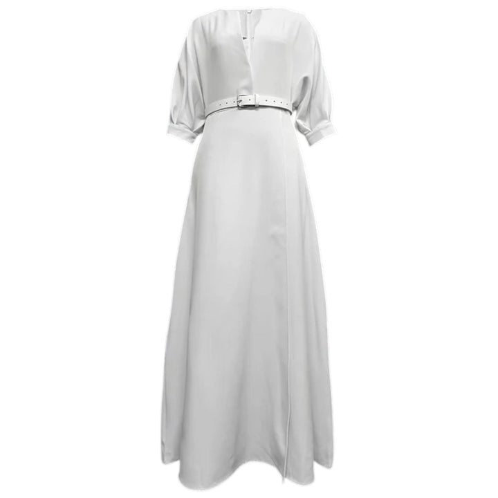 Damen Maxikleid A-Linie Kurzarm - Image 4