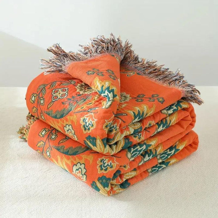 Reversible Blanket with Pattern | Decorative & Versatile