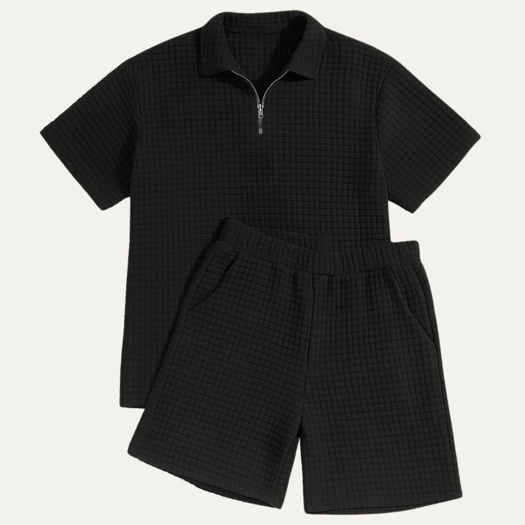 Redvano - Herren Polo Set Mit Shorts